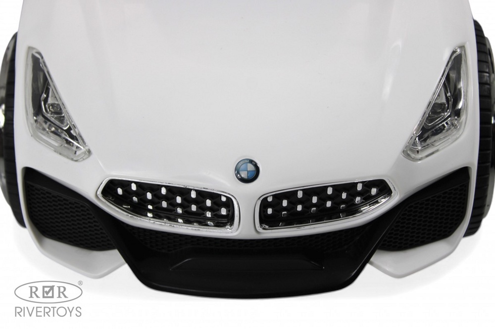 Детский толокар RiverToys Z005ZZ-BP (белый) BMW - фото2