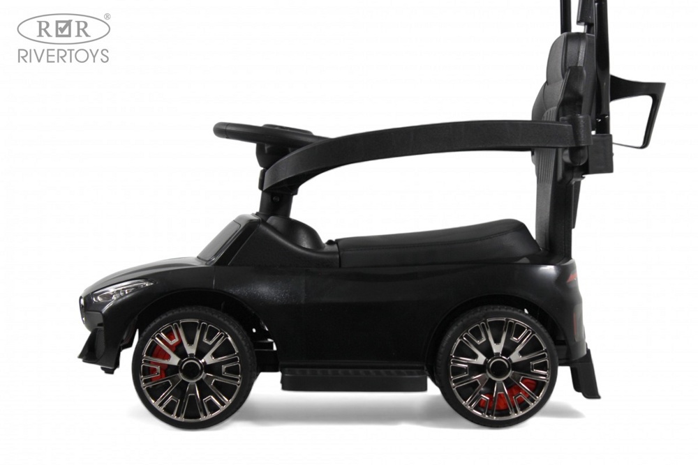 Детский толокар RiverToys Z005ZZ-BP (черный) BMW фото-4
