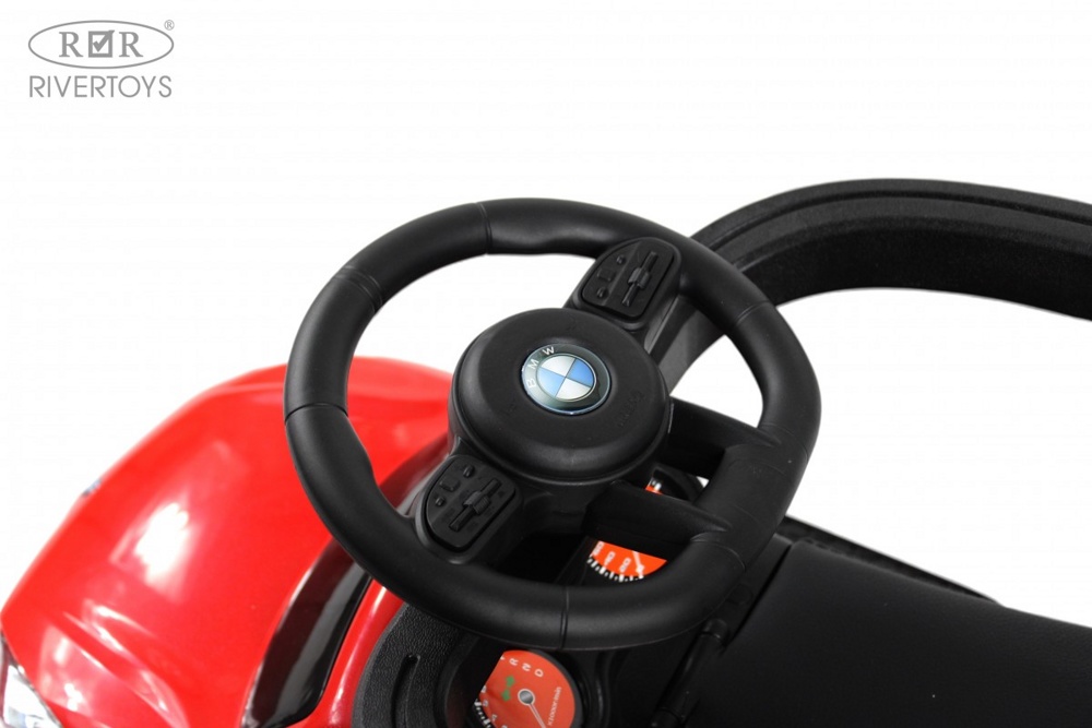 Детский толокар RiverToys Z005ZZ-BP (красный) BMW фото-3