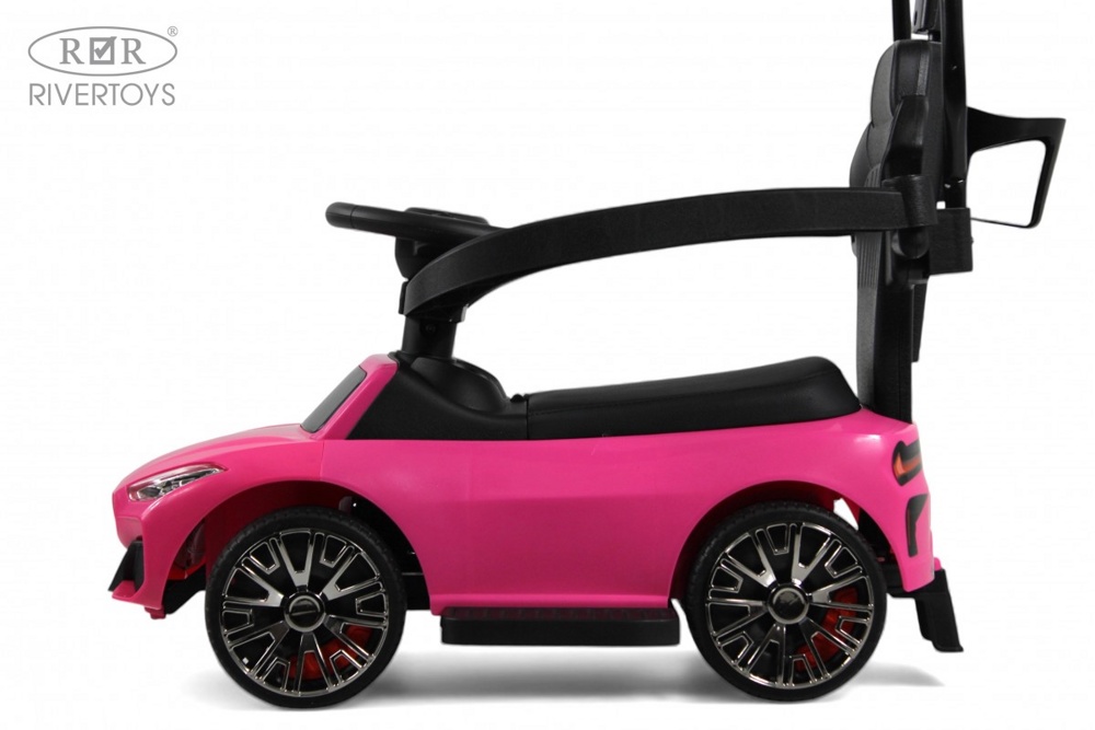 Детский толокар RiverToys Z005ZZ-BP (розовый) BMW фото-4