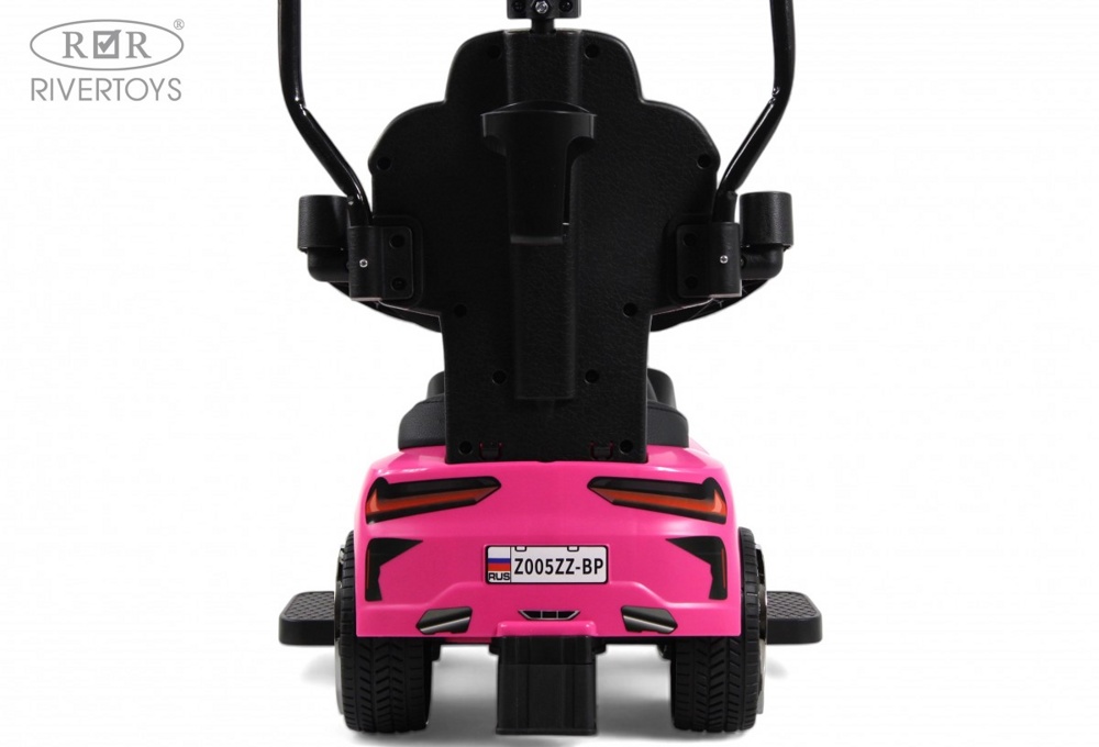 Детский толокар RiverToys Z005ZZ-BP (розовый) BMW фото-6