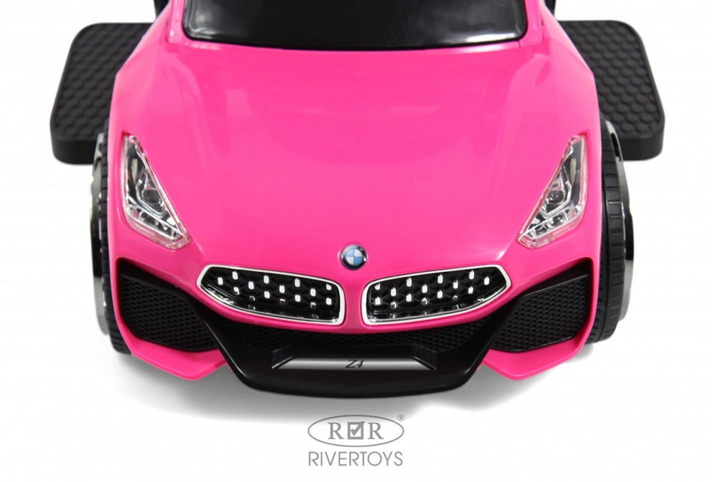 Детский толокар RiverToys Z005ZZ-BP (розовый) BMW - фото2