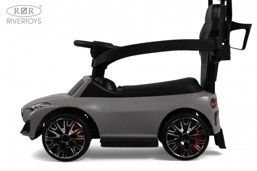 Детский толокар RiverToys Z005ZZ-BP (серый) BMW фото-4