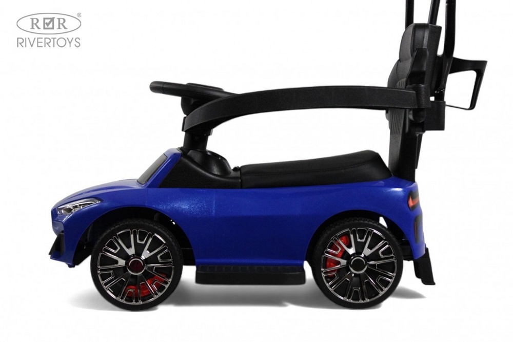 Детский толокар RiverToys Z005ZZ-BP (синий) BMW фото-4