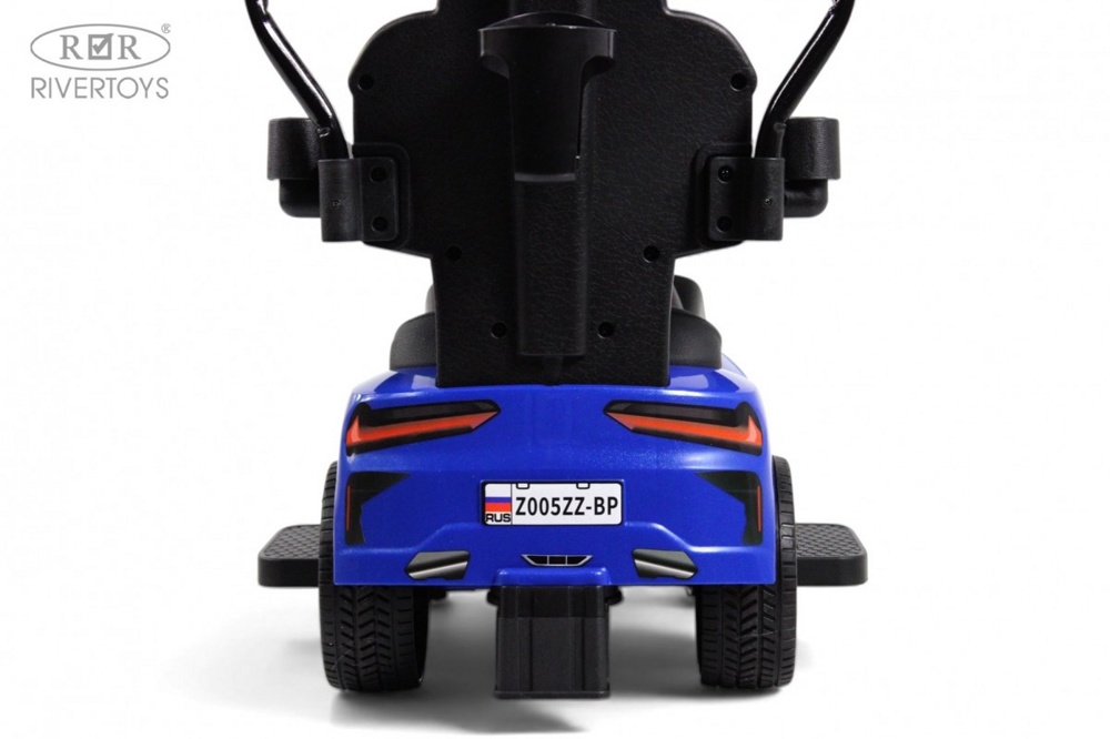 Детский толокар RiverToys Z005ZZ-BP (синий) BMW фото-5