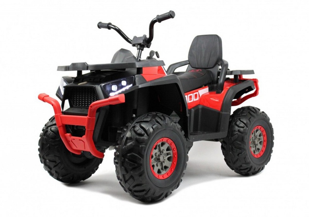 Детский электроквадроцикл RiverToys H999HH (красный) полноприводный - фото1 Детский электроквадроцикл RiverToys H999HH (красный) полноприводный - фото1