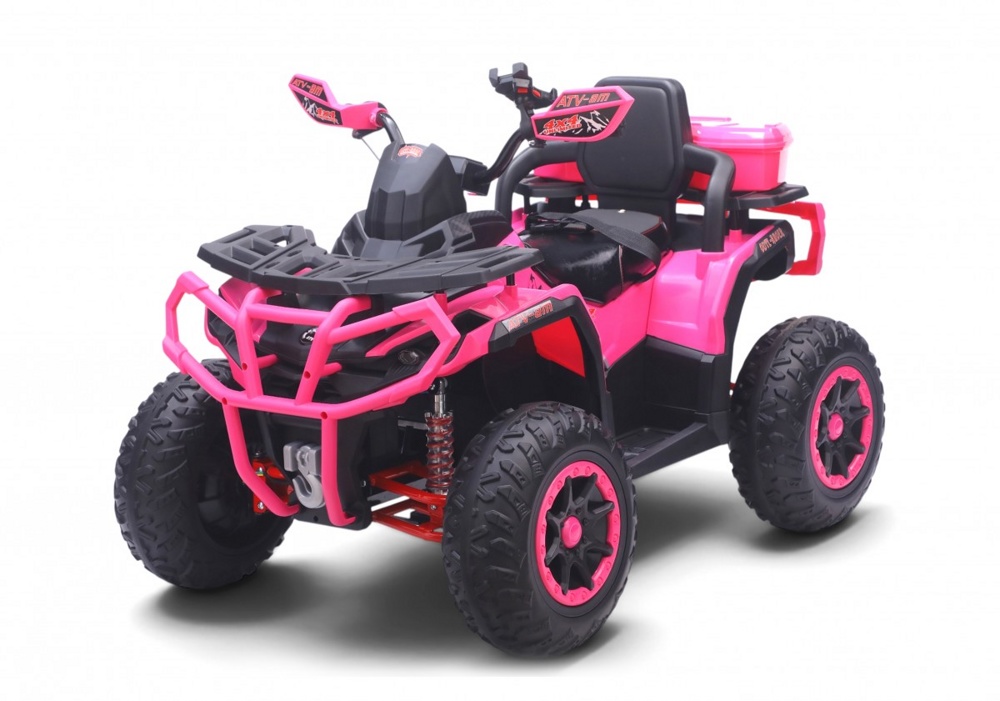 Детский электроквадроцикл RiverToys Z111ZZ (розовый) Полноприводный - фото1 Детский электроквадроцикл RiverToys Z111ZZ (розовый) Полноприводный - фото1