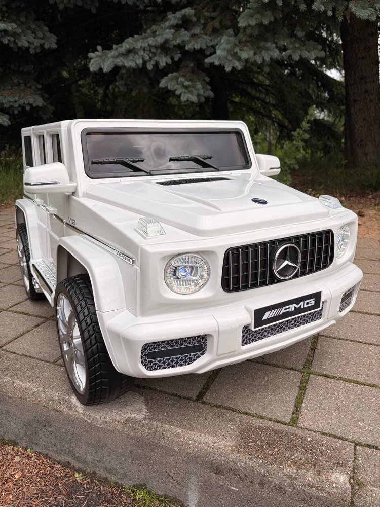 Детский электромобиль Baby Driver D333 (белый) Mercedes-Benz G65 Полноприводный - фото1 Детский электромобиль Baby Driver D333 (белый) Mercedes-Benz G65 Полноприводный - фото1