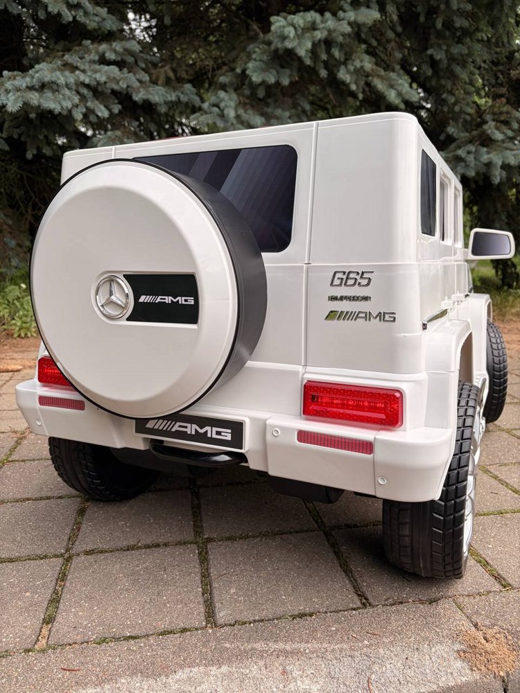 Детский электромобиль Baby Driver D333 (белый) Mercedes-Benz G65 Полноприводный фото-6 Детский электромобиль Baby Driver D333 (белый) Mercedes-Benz G65 Полноприводный фото-6