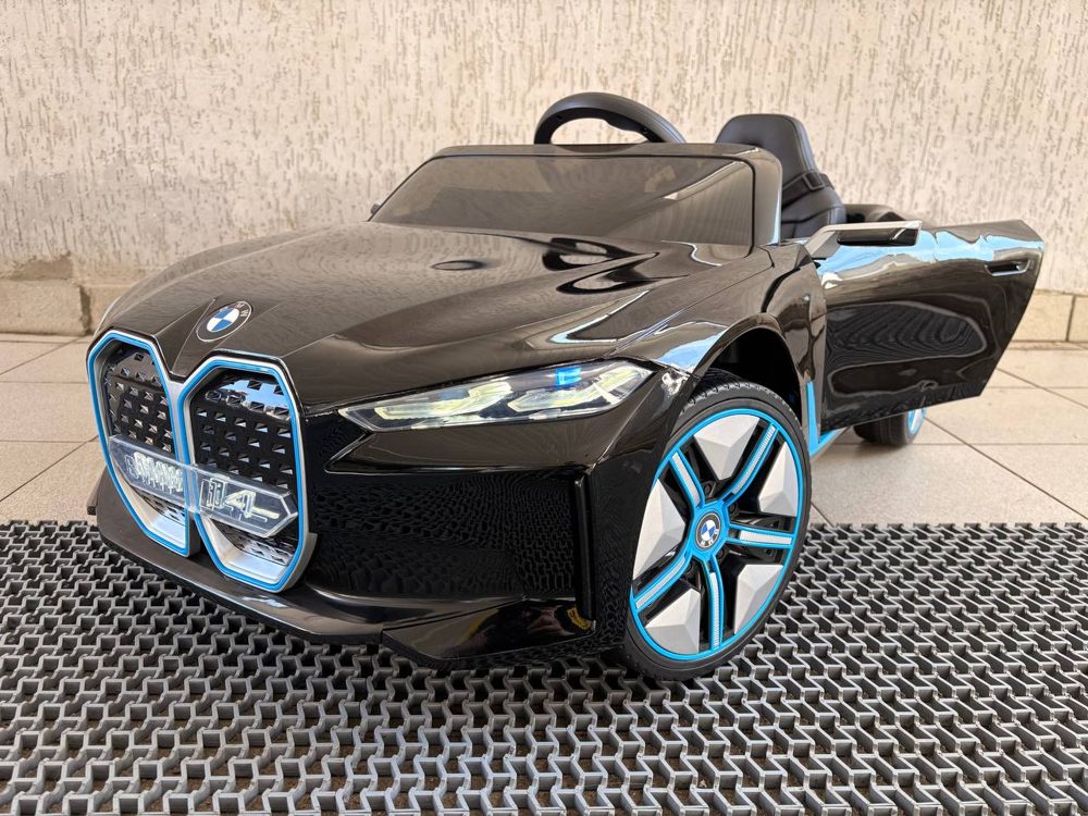 Детский электромобиль Baby Driver E001BB BMW I4 (черный глянец) - фото1