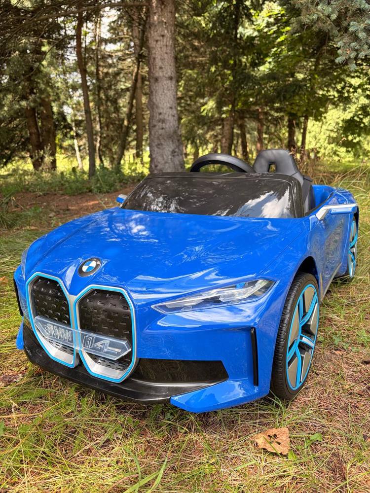 Детский электромобиль Baby Driver E001BB BMW I4 (синий глянец) - фото1 Детский электромобиль Baby Driver E001BB BMW I4 (синий глянец) - фото1
