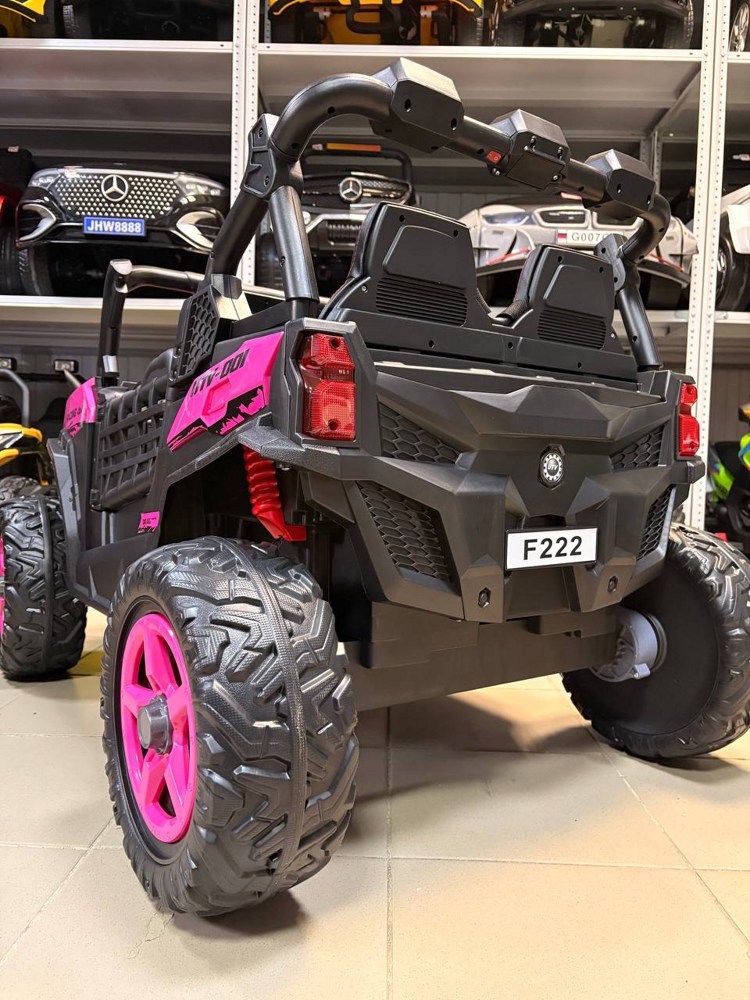 Детский электромобиль Baby Driver F222 4WD (розовый) Buggy Полноприводный Двухместный фото-6 Детский электромобиль Baby Driver F222 4WD (розовый) Buggy Полноприводный Двухместный фото-6