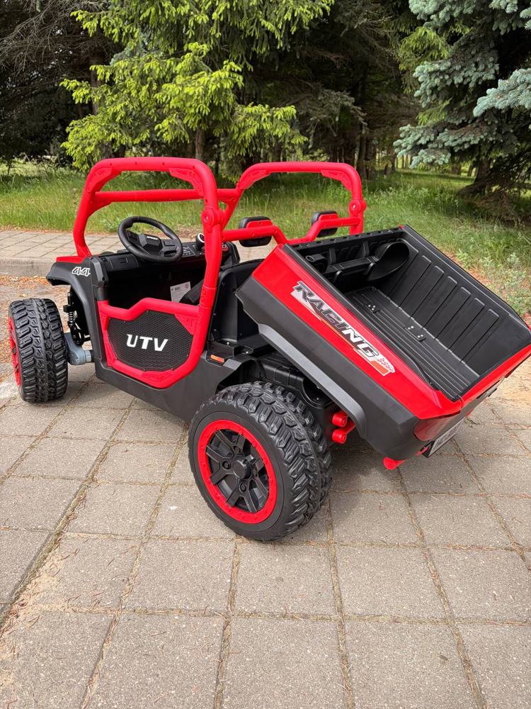 Детский электромобиль Baby Driver F333 Buggy (красный) Полноприводный, двухместный с лопаткой, большим электрокузовом, ключом фото-4 Детский электромобиль Baby Driver F333 Buggy (красный) Полноприводный, двухместный с лопаткой, большим электрокузовом, ключом фото-4