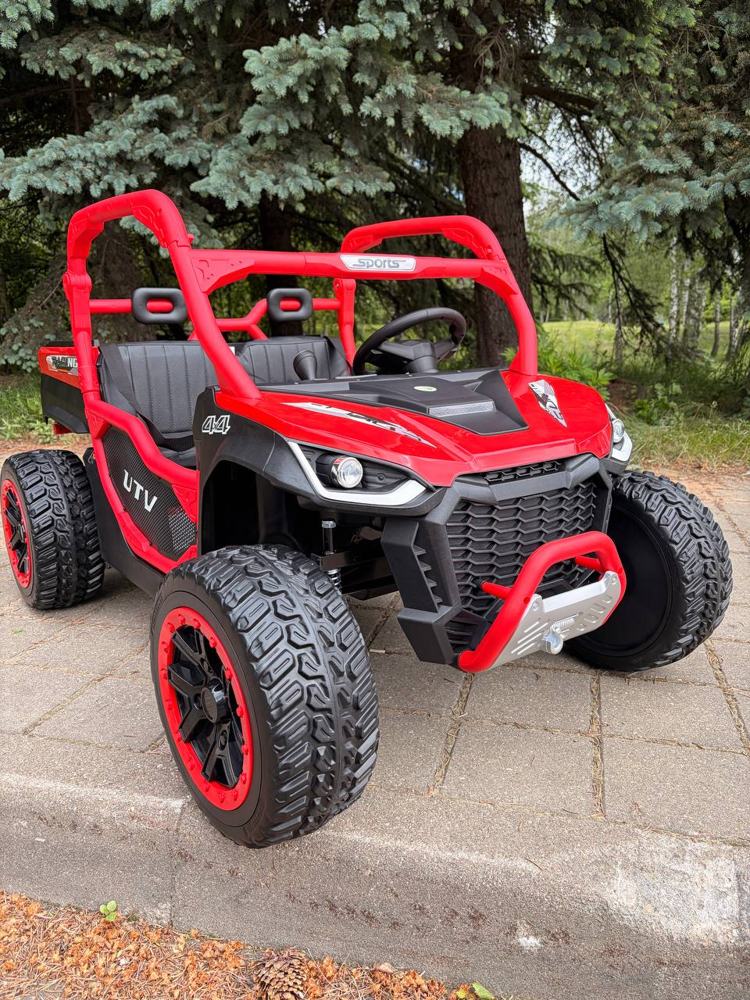 Детский электромобиль Baby Driver F333 Buggy (красный) Полноприводный, двухместный с лопаткой, большим электрокузовом, ключом Детский электромобиль Baby Driver F333 Buggy (красный) Полноприводный, двухместный с лопаткой, большим электрокузовом, ключом