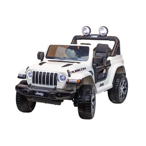 Детский электромобиль Electric Toys Jeep LUX 4Х4 арт. FT938 (белый) полноприводной - фото