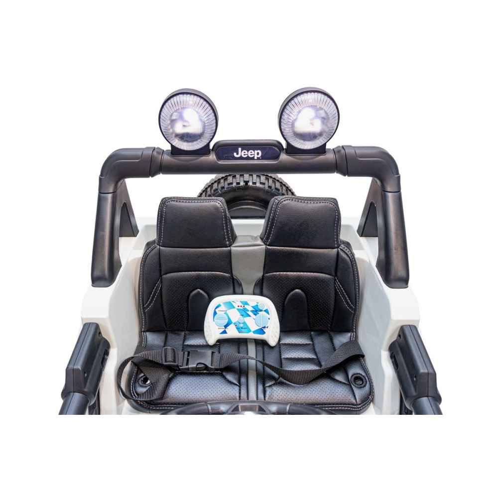 Детский электромобиль Electric Toys Jeep LUX 4Х4 арт. FT938 (белый) полноприводной - фото4