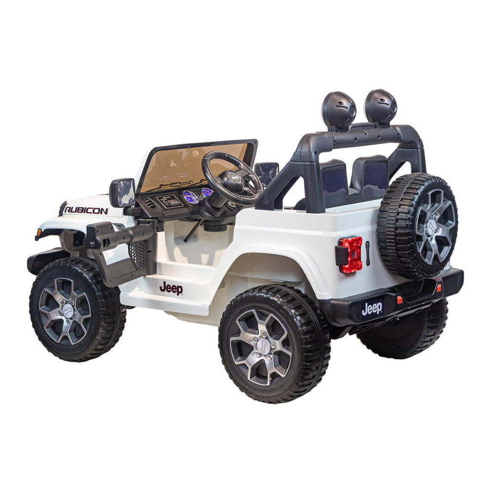 Детский электромобиль Electric Toys Jeep LUX 4Х4 арт. FT938 (белый) полноприводной - фото3