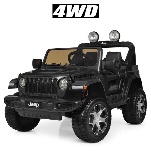 Детский электромобиль Electric Toys Jeep LUX 4Х4 арт. FT938 (чёрный) полноприводной