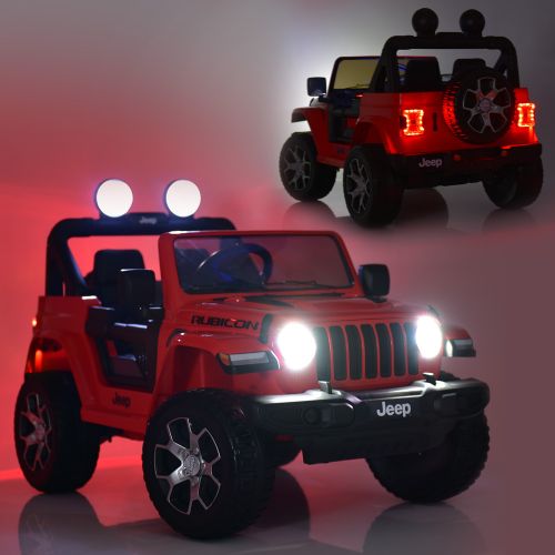 Детский электромобиль Electric Toys Jeep LUX 4Х4 арт. FT938 (чёрный) полноприводной - фото6