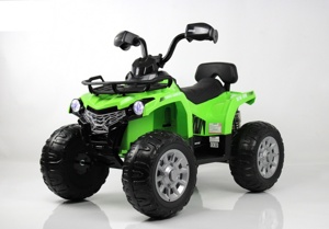 Детский электроквадроцикл RiverToys JS009 (зеленый) - фото
