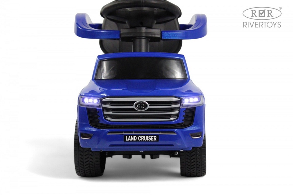 Детский толокар RiverToys Toyota Land Cruiser 300 Z002ZZ-C (синий) фото-2