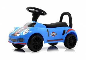 Детский толокар RiverToys F005FF (синий) Porsche - фото