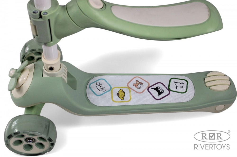 Детский самокат RiverToys HB-8001S (зеленый) фото-4 Детский самокат RiverToys HB-8001S (зеленый) фото-4