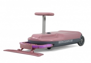 Детский электромобиль RiverToys Y-01 (розовый) для мытья пола с функцией влажной уборки - фото