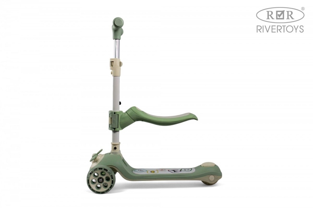 Детский самокат RiverToys HB-8001S (зеленый) фото-2 Детский самокат RiverToys HB-8001S (зеленый) фото-2