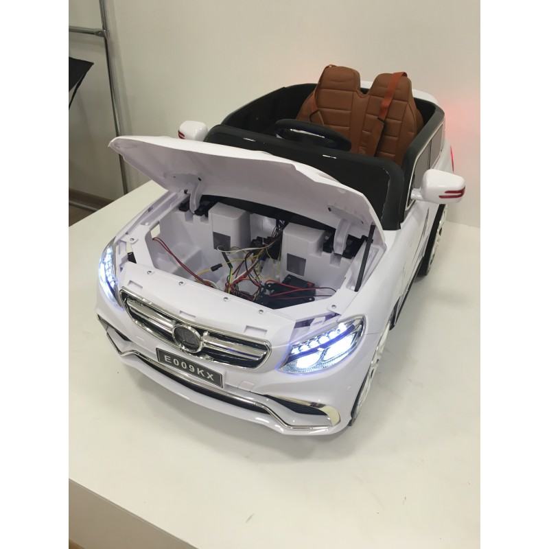 Детский электромобиль RiverToys Mercedes-Benz E009KX (белый) GLE Coupe - фото5