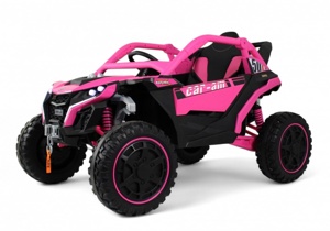 Детский электромобиль RiverToys Z707ZZ (розовый) - фото