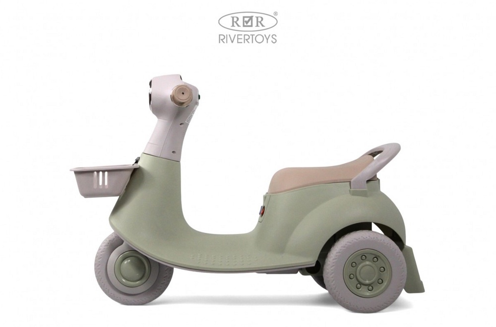 Детский электроскутер RiverToys K011PX (зеленый) фото-4 Детский электроскутер RiverToys K011PX (зеленый) фото-4