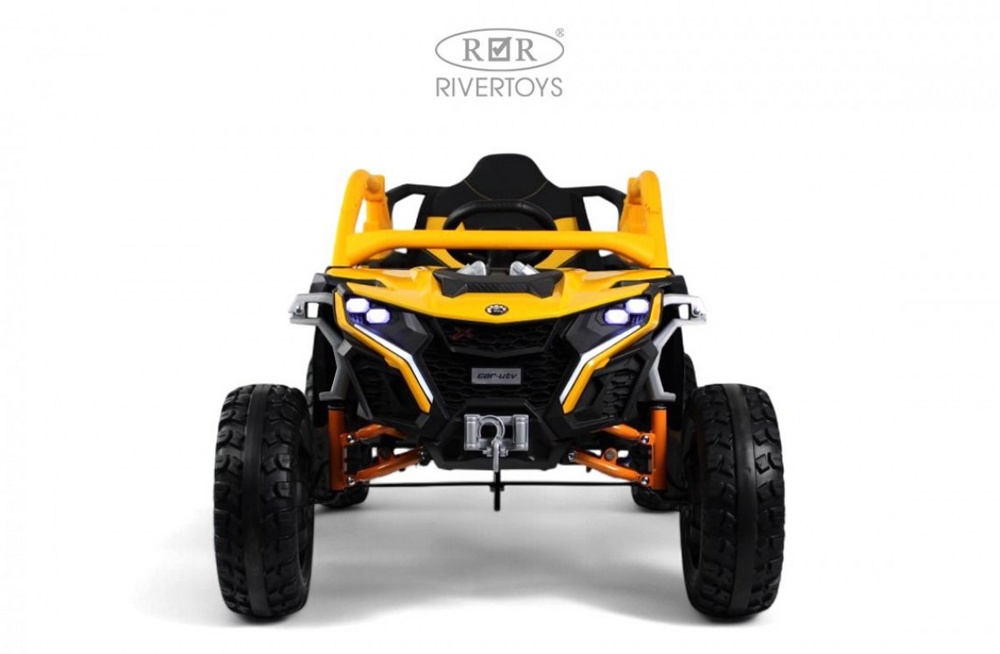 Детский электромобиль RiverToys Z707ZZ (желтый) - фото2
