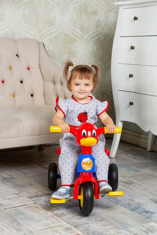 Трехколесный детский велосипед Baby Care Try Me (синий) Арт. 228 - фото6