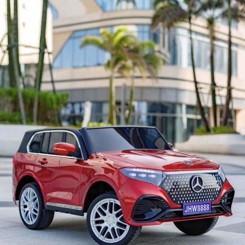 Детский электромобиль Baby Driver E005MM (красный глянец) Mercedes Полноприводный, двухместный - фото2