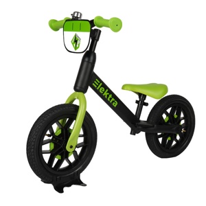 Беговел Bubago Electra (зеленый) Трансформер со светящимися надувными колесами и трюковыми подножками - фото
