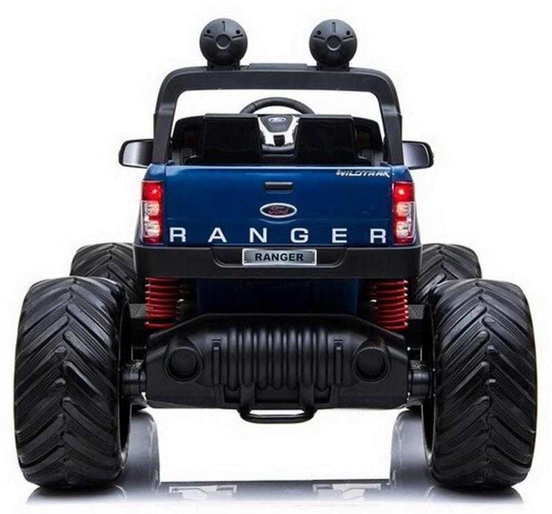 Детский электромобиль RiverToys Ford Ranger Monster Truck 4WD DK-MT550 (синий) глянец Лицензия - фото4
