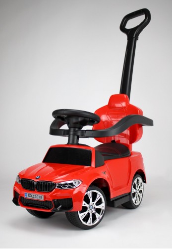 Детская машинка-каталка RiverToys BMW M5 A999MP-H (красный) Лицензия с качалкой