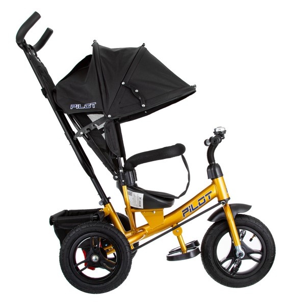 Велосипед детский Trike Pilot PTA3GB 2025 (черно-желтый) - фото6