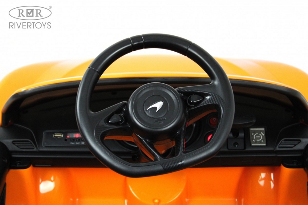 Детский электромобиль RiverToys McLaren Artura P888BP (оранжевый) - фото3