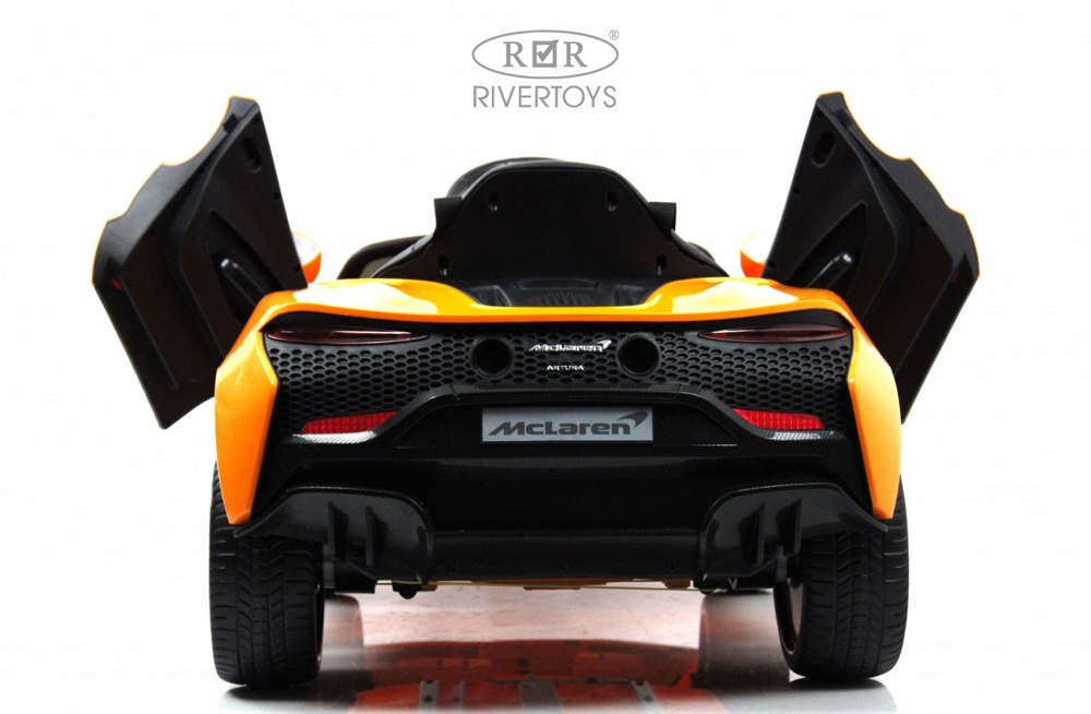 Детский электромобиль RiverToys McLaren Artura P888BP (оранжевый) - фото4