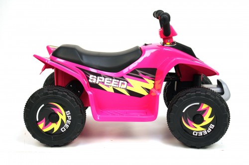 Детский электромобиль квадроцикл RiverToys H001HH (розовый) - фото4