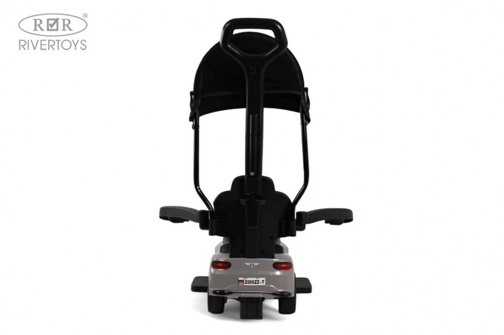Детский толокар RiverToys Z005ZZ-T (серый) - фото3