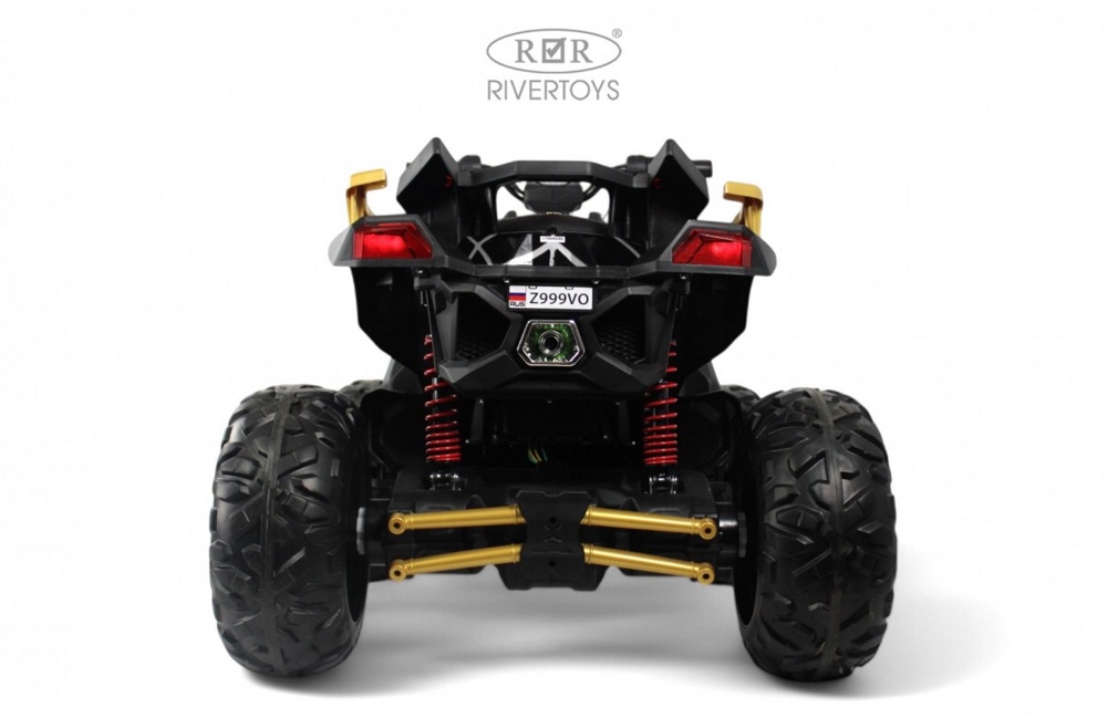 Детский электроквадроцикл RiverToys Z999VO (черный Spider) - фото5
