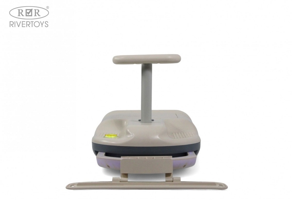 Детский электромобиль RiverToys Y-01 (бежевый) для мытья пола с функцией влажной уборки - фото5