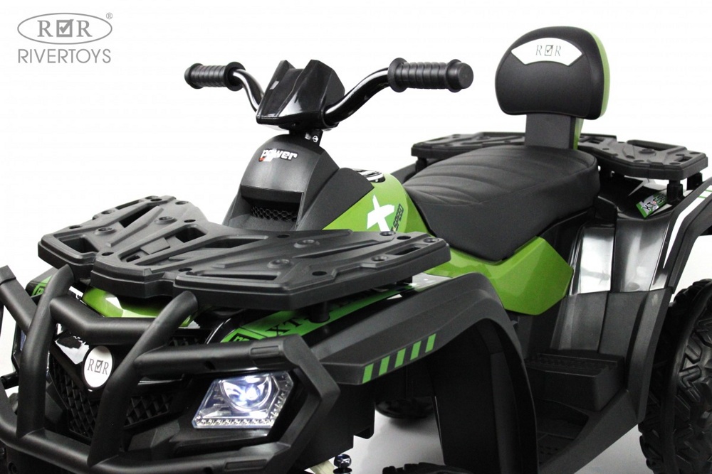 Детский электроквадроцикл RiverToys T001TT 4WD (зеленый) - фото5