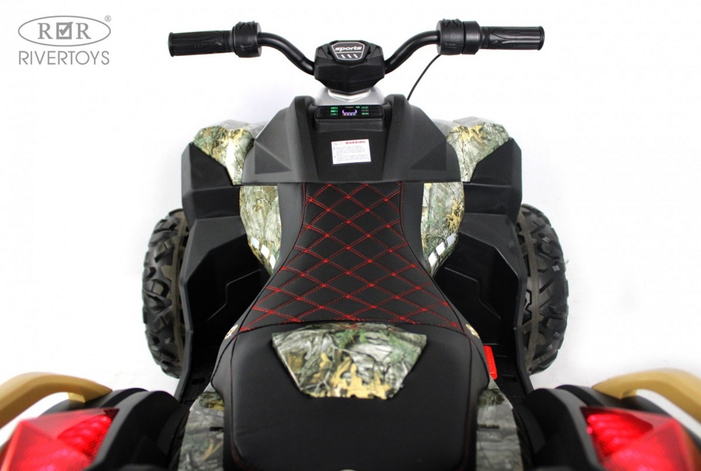 Детский электроквадроцикл RiverToys Z999VO (камуфляж) Двухместный Полноприводный - фото5