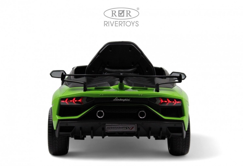 Детский электромобиль RiverToys K888PX (зеленый) Lamborghini - фото5