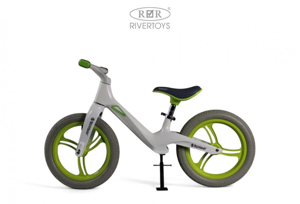 Детский беговел RiverToys HB-555-14 (светло-зеленый) - фото5
