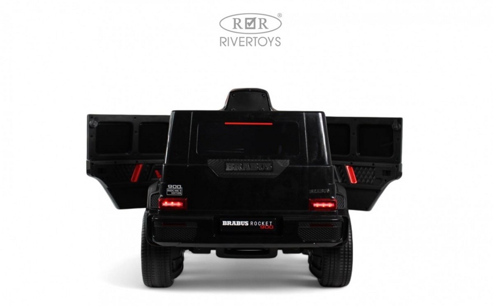 Детский электромобиль RiverToys Z999ZZ (черный) Полноприводный Mercedes Brabus - фото6